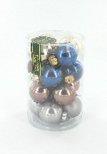 Item.nr: 904940 - 16 MINI KERSTBALLEN IN BOX (6st.)