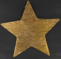 Item.nr: 914127 - GROTE GEWEVEN KERSTSTER (6st.)