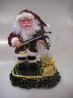 Art.nr: 91481 - KERSTMAN MET VIOOL