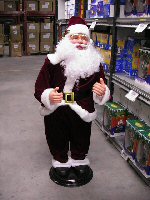 Art.nr: 91483 - GROTE BEWEGENDE KERSTMAN