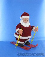 Art.nr: 91489 - *TOPPER* KERSTMAN OP SKI (2st.)