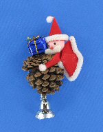 Art.nr: 91543 - KERST DECORATIE DENNENAPPEL (12st.)