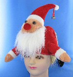 Art.nr: 91552B - LUXE KERSTMUTS - KERSTMAN OP JE HOOFD (3st.)
