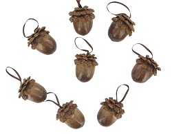 Item.nr: 915621 - DECORATIE EIKELS IN BOX (2x9st.)