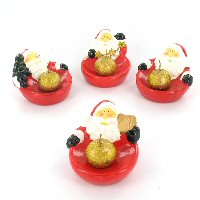 Art.nr: 92495 - KERST KAARS HOUDERS INCL. KAARS (4st.)