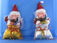 Art.nr: 92565 - KERST DECORATIE KERSTMAN IN ZAK (6st.)