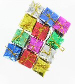 Art.nr: 92582 - DECORATIE KERST KADO'S (12verp.)