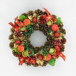 Art.nr: 92962 - KERST KRANS KANDELAAR - MODEL 1