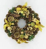 Art.nr: 92963 - KERST KRANS KANDELAAR - MODEL 2