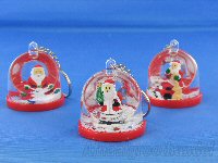 Art.nr: 92994 - SLEUTELHANGER MET SNEEUWBOL (12st.)