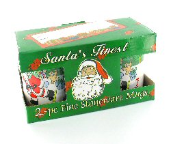 Art.nr: 93004 - 2 KERSTMOKKEN IN LUXE GESCHENKDOOS (4st.)