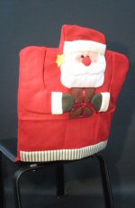 Art.nr: 94250 - LUXE KERSTMAN STOELHOEZEN (2st.)
