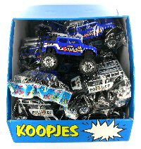 Art.nr: K044 - KOOPJES BOX - GROTE FRICTIE JEEP (15st.)