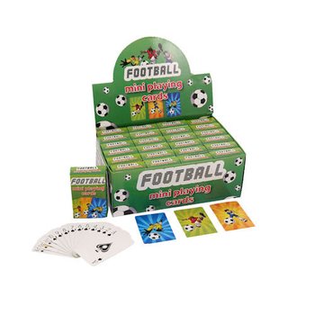 MINI SPEELKAARTEN – MODEL: VOETBAL IN DISPLAY (24st.)