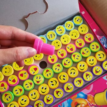 KLEINE STEMPELS MET GEZICHTJES (60st.)