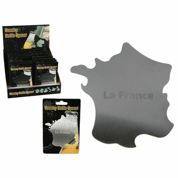 METALEN FLESSENOPENER - FRANKRIJK - IN DISPLAY (24st.)