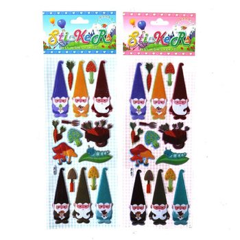 STICKERVELLEN MET KABOUTERS (2x20st.)