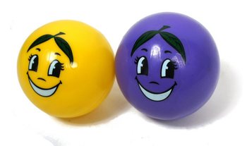 2 GRAPPIGE BALLEN IN NET (12st.)