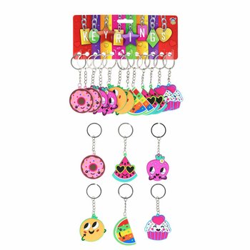 SLEUTELHANGERS - FUNNY SWEET FRUIT (12st.)