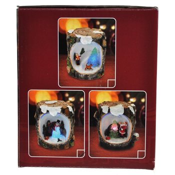 KERSTTAFEREEL MET LED VERLICHTING (6st.)