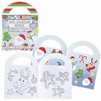 Kleine Kerst Kleurboekjes met Stickers (48 stuks)