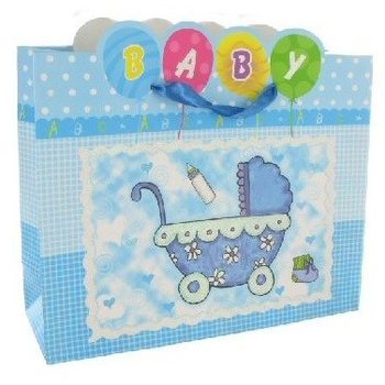 GEBOORTE TAS - BABY BLAUW (12st.)