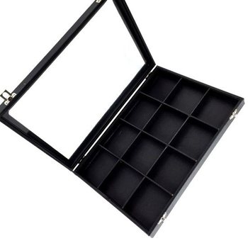 DISPLAY KRALEN + DEKSEL ZWART 12 VAKS