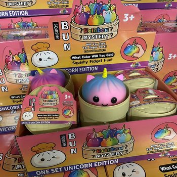 RAGE - Squishy Bun Dumplings GROOT - ONE SET UNICORN EDITION (Afm. 8.5 x 8.5 x 7.5 Cm) (12st.)