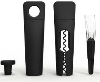 MENU BLADE - WIJNSET KURKENTREKKER TWIST + VACUUM POMP + DECANTEERDER (1st.)