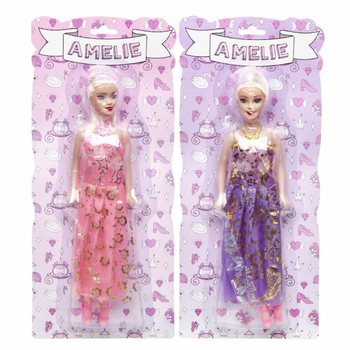 POP AMELIE OP KAART - MIX KLEUREN (12st.)