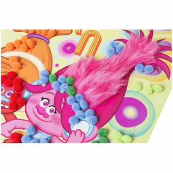 TROLLS MAAK JE EIGEN POMPOM KUNSTWERK (48st.)