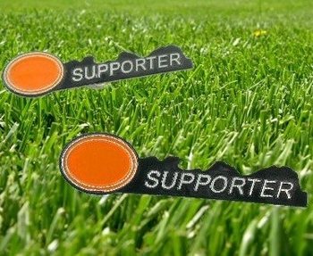 VOETBAL SUPPORTER BUTTON (12st)