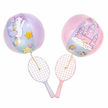 PADDLE RACKET MET BAL - UNICORN  (12st.)