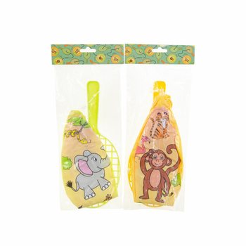 PADDLE RACKET MET BAL - JUNGLE DIEREN (12st.)