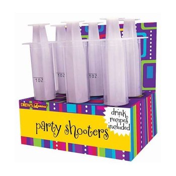 PARTY SHOOTERS IN DE VORM VAN EEN SPUIT (6st.)