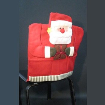 LUXE KERSTMAN STOELHOEZEN (4st.)