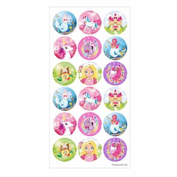 FUN STICKERS - GIRLS FANTASY WORLD - 18 STICKERS PER VEL (10st.)