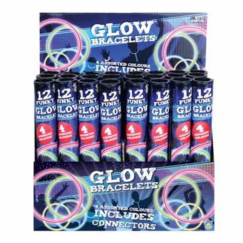 GLOW BREAK LIGHTS ARMBANDEN - 12 Stuks IN KOKER - IN DISPLAY (24st.)