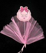 INSTEKER MET STOF - BABY ROZE (12st.)