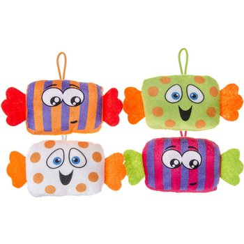 PLUCHE SNOEPJES - 23 Cm. LANG - MIX KLEUREN (24st.)