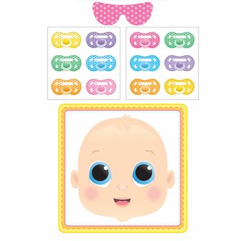 BABY SHOWER SPEL - STICK THE DUMMY GAME. (12st.)