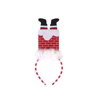 KERST DIADEEM – KERSTMAN IN SCHOORSTEEN OP JE HOOFD (24st.)