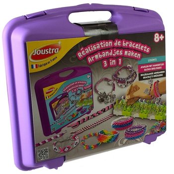 JOUSTRA MEGA ARMBANDJES MAKEN KOFFER 3 IN 1 (2st.)