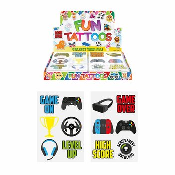 FUN TATTOOS - MODEL: GAMER IN DISPLAY (96st.)