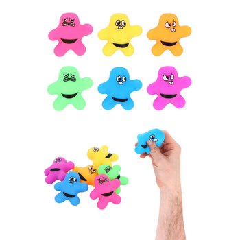 SQUEEZY SPLAT MAN - MIX KLEUREN - IN DISPLAY (24st.)