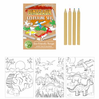 ECO FRIENDLY – DINOSAURUS TEKEN SET (25st.)