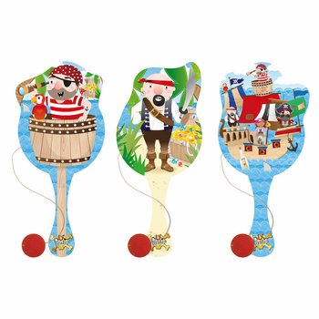 PIRATEN PADDLE BAT BAL SPEL (12st.)