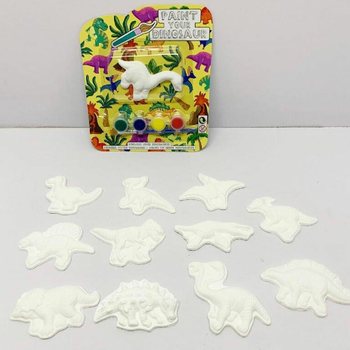 SCHILDER JE EIGEN DINOSAURUS OP KAART (12st.)