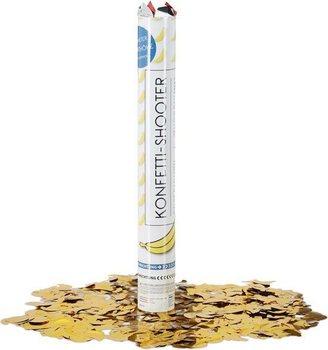 Confetti kanon - Banaan – Kleur: geel - 40 cm -party popper (10st.)