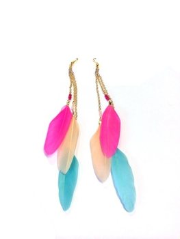 OORBELLEN VEREN  MULTI COLOR (1st)